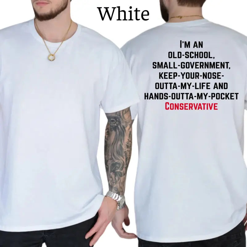 Conservative Old School Vintage Graphic T-Shirt