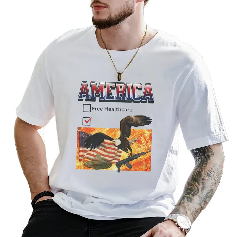 America Chaos Graphic T-Shirt