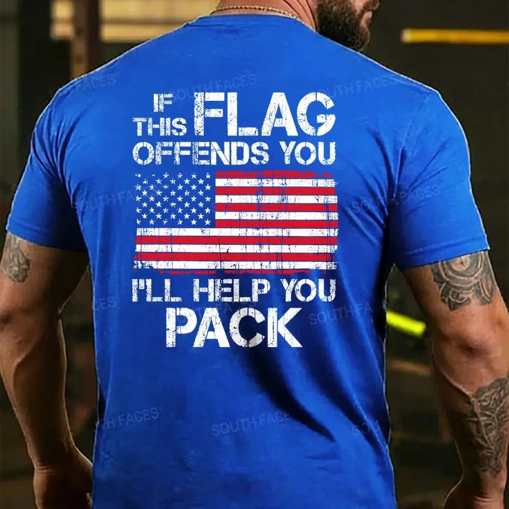 If This Flag Offends You I'll Help You Pack T-shirt
