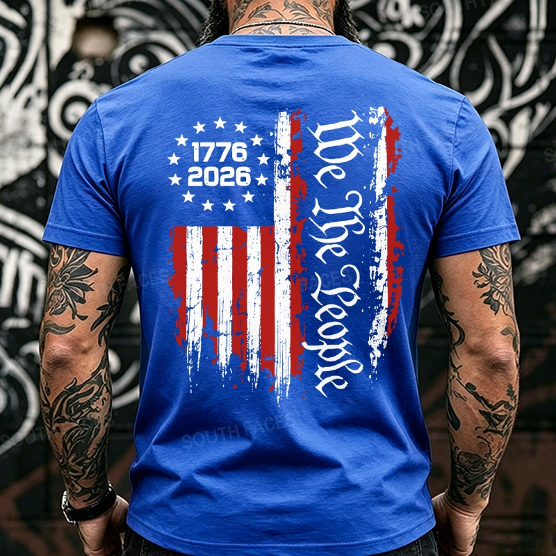 250 Years We The People 1776-2026 Celebration Back T-Shirts