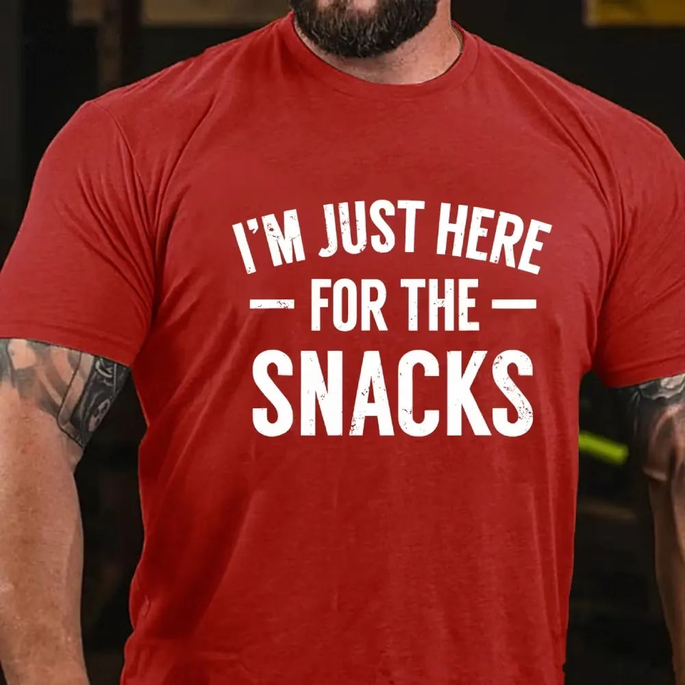 I'm Just Here For The Snacks Graphic T-Shirt