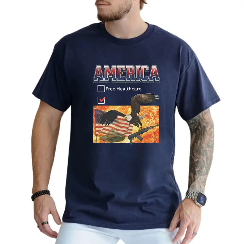America Chaos Graphic T-Shirt