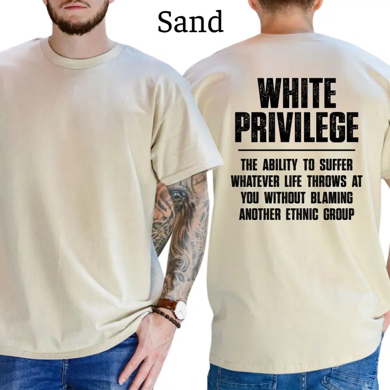 White Privilege Graphic T-Shirt