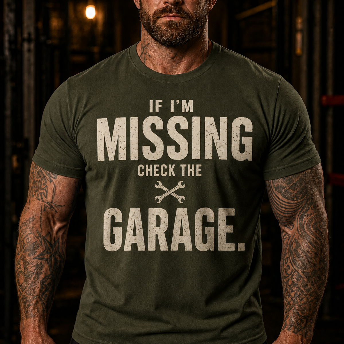 If I'm Missing Check The Garage Graphic T-Shirt