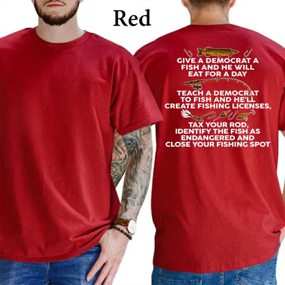 Give a Democrat a Fish Graphic T-Shirt