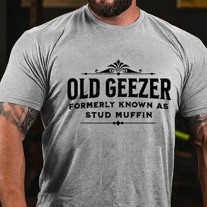 Old Geezer Formerly Known As Stud Muffin Graphic T-Shirt
