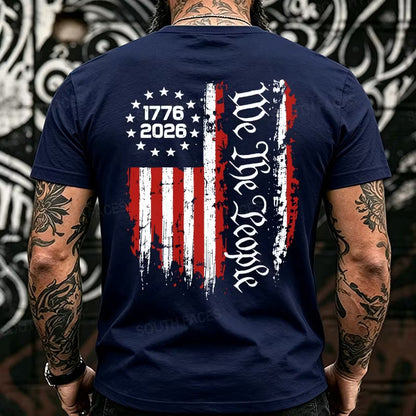 250 Years We The People 1776-2026 Celebration Back T-Shirts