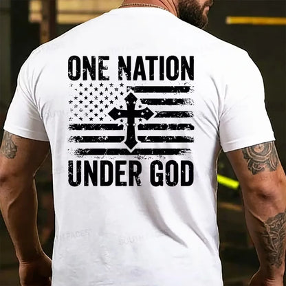 One Nation Under God Back T-shirts