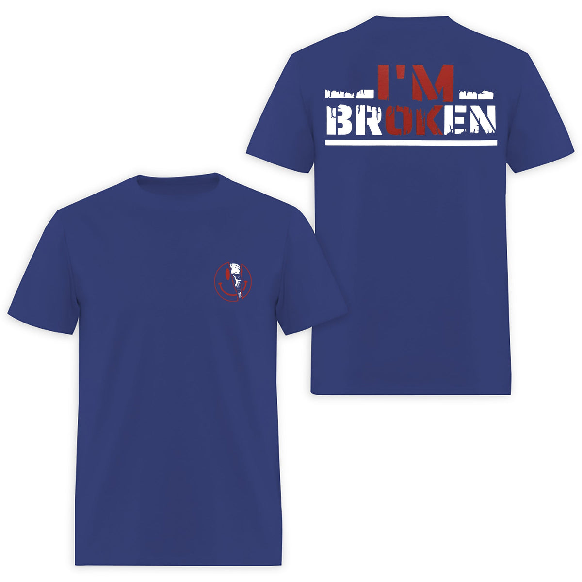 I'm Ok I'm Broken Printed Men's T-shirt