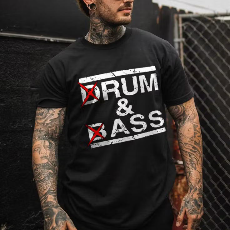 Drum & Bass Printed Men's T-Shirt