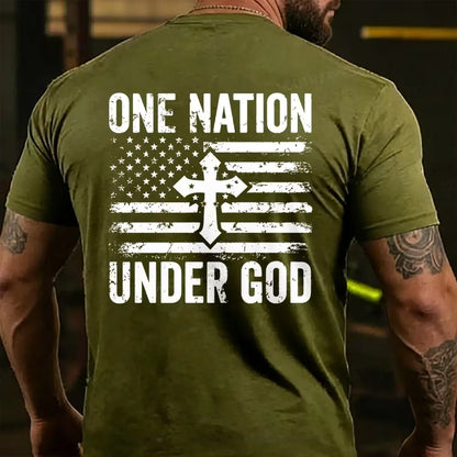 One Nation Under God Back T-shirts