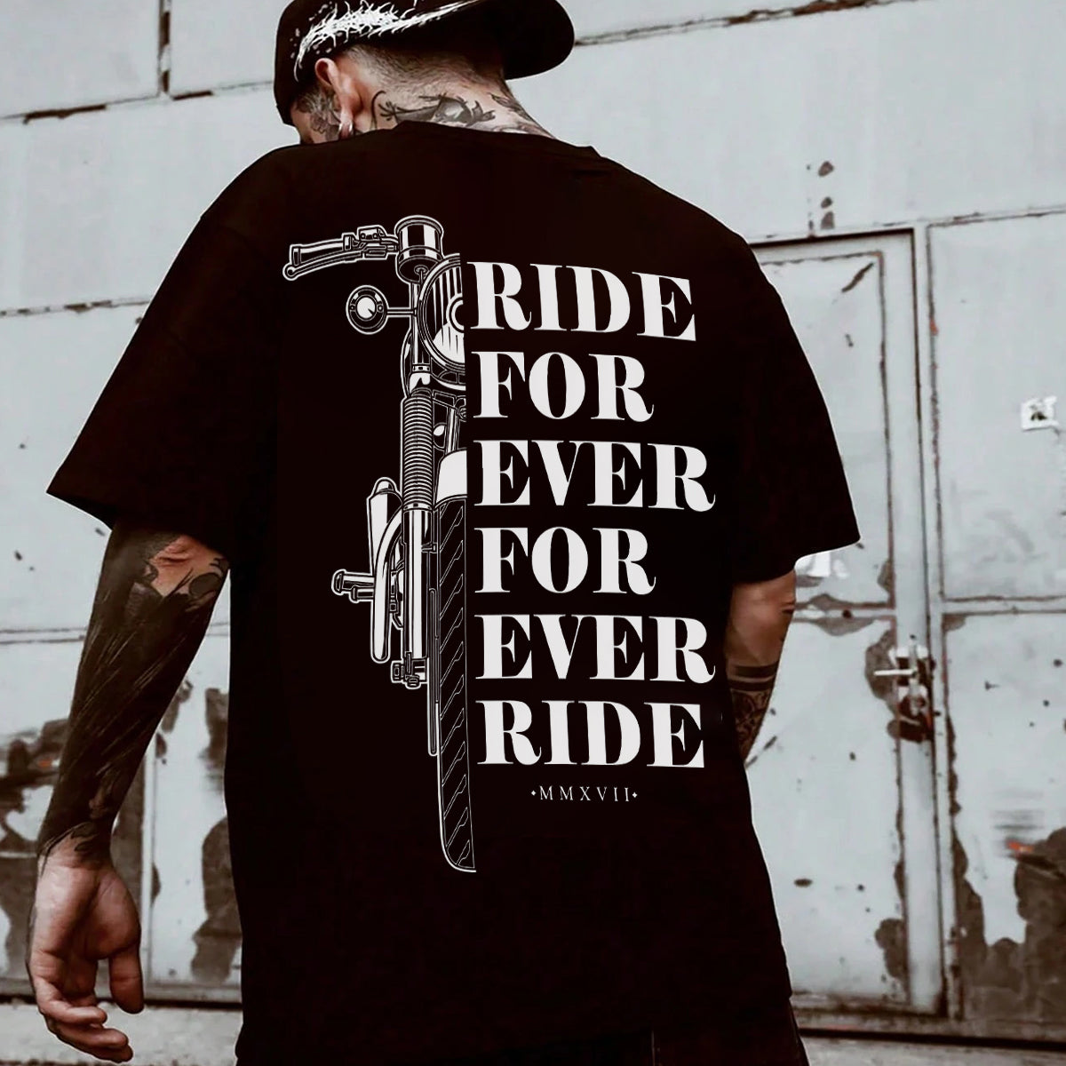 Ride For Ever For Ever Ride Printed Men's T-Shirt