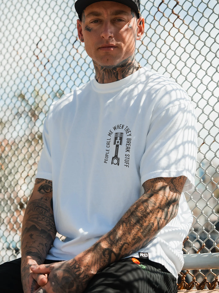 People Call Me When They Break Stuff T-shirt