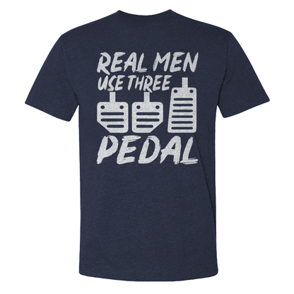 Real Men Use Three Pedal T-shirt