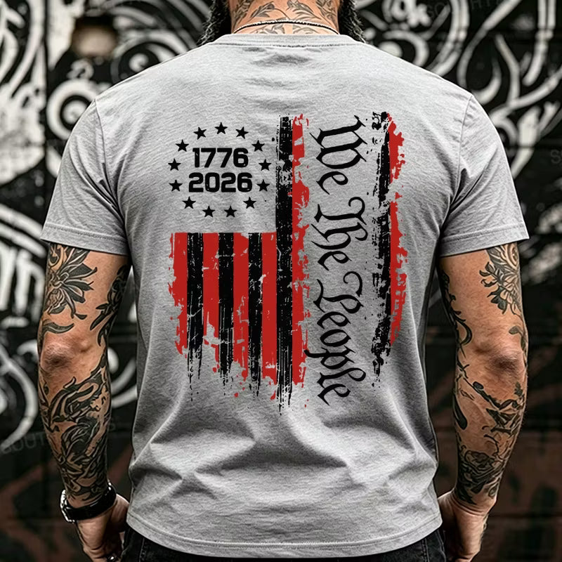 250 Years We The People 1776-2026 Celebration Back T-Shirts