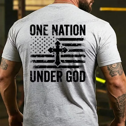 One Nation Under God Back T-shirts