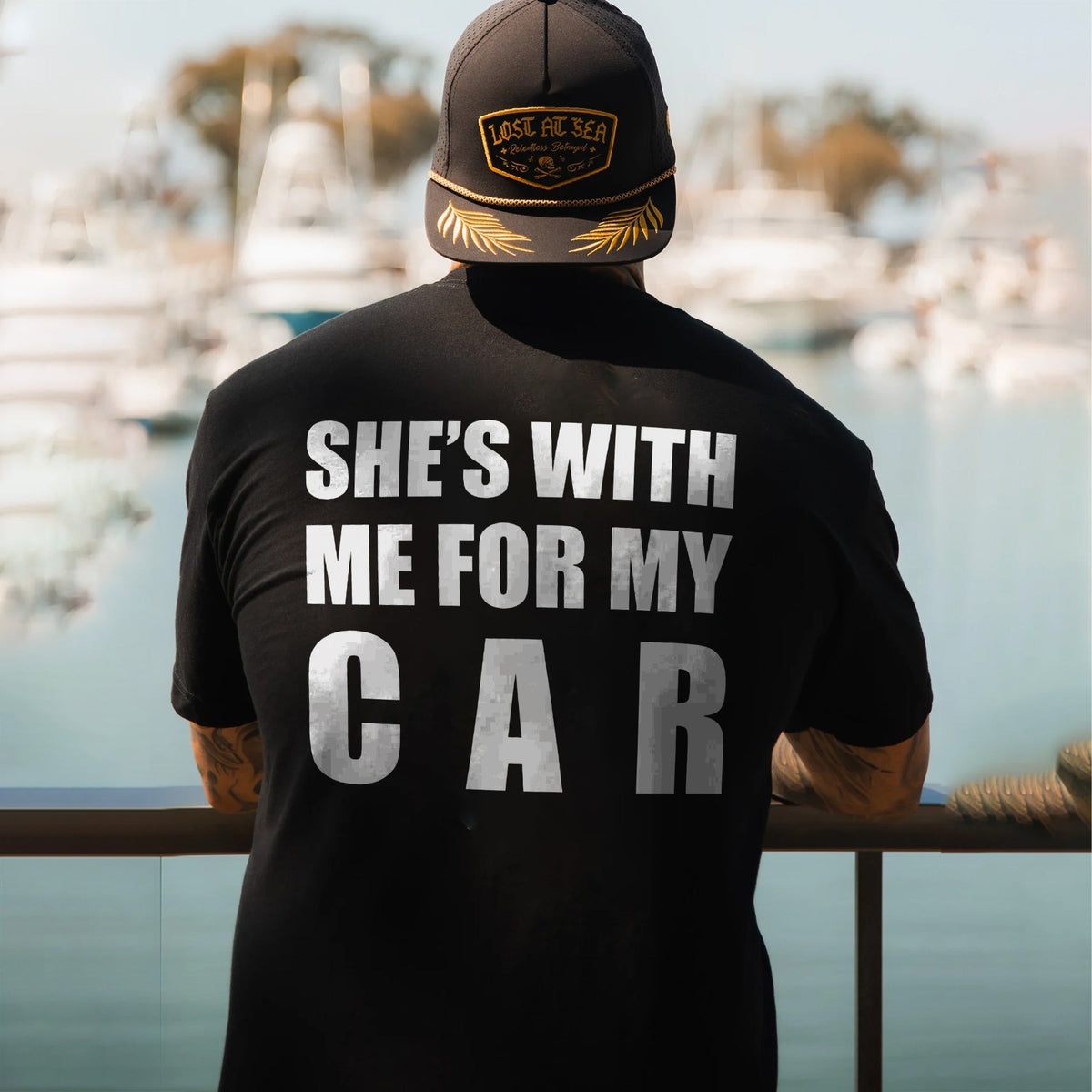 She's With Me For My Car T-shirts