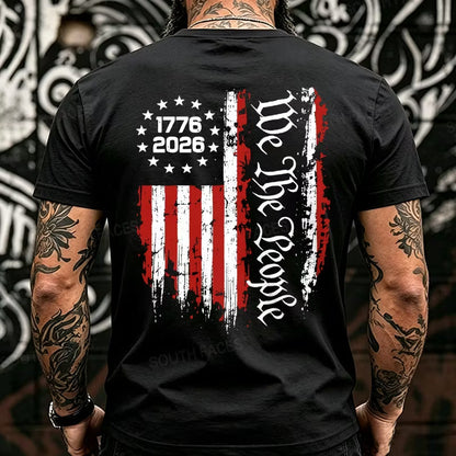 250 Years We The People 1776-2026 Celebration Back T-Shirts
