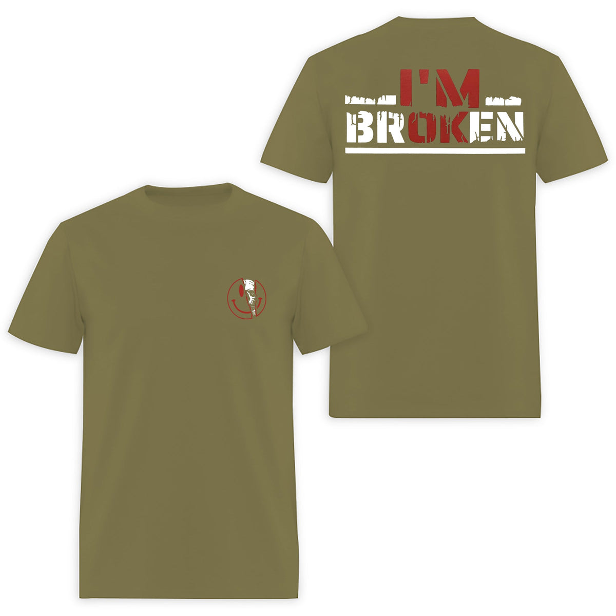 I'm Ok I'm Broken Printed Men's T-shirt