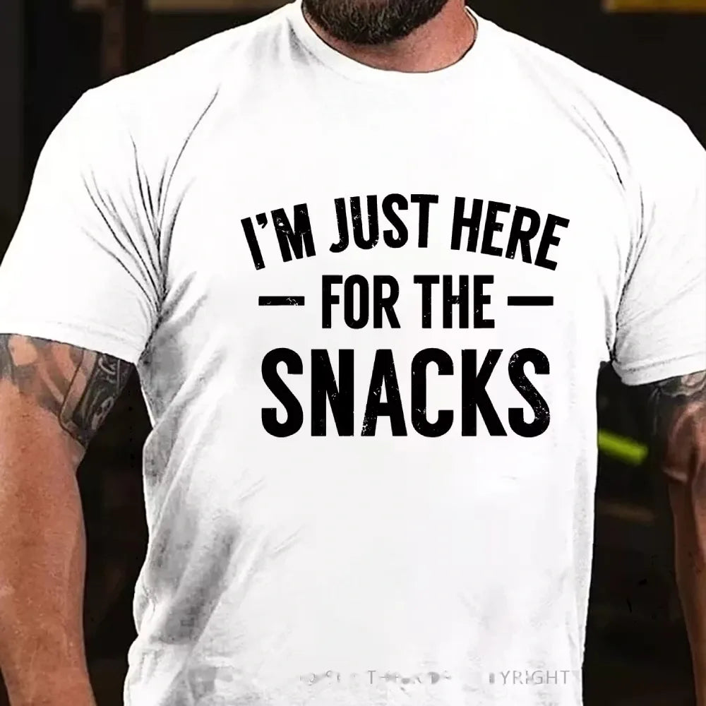I'm Just Here For The Snacks Graphic T-Shirt