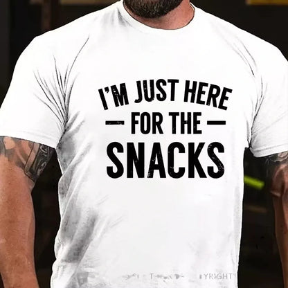 I'm Just Here For The Snacks Graphic T-Shirt