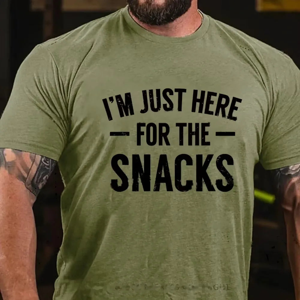 I'm Just Here For The Snacks Graphic T-Shirt