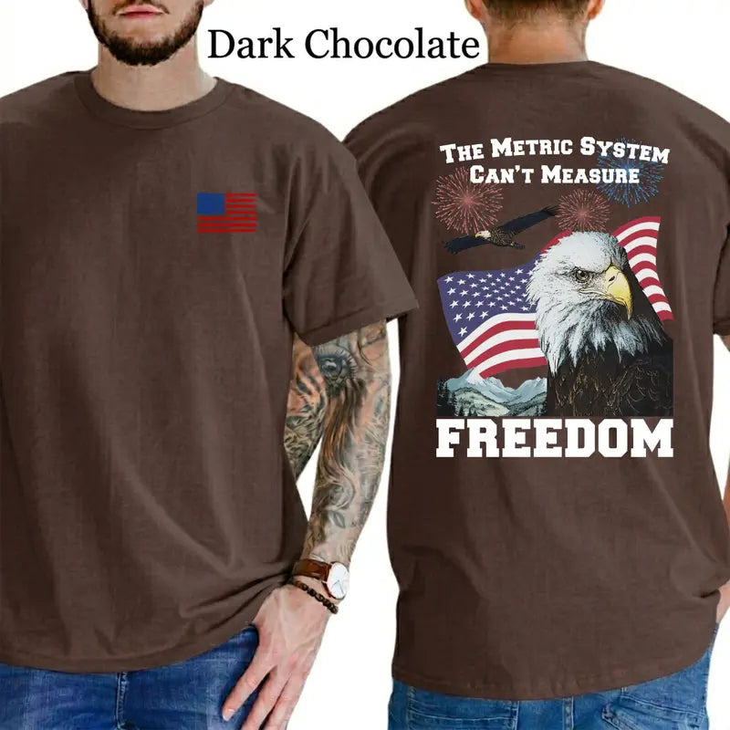 The Metric System Can't Measure Freedom Graphic T-Shirt