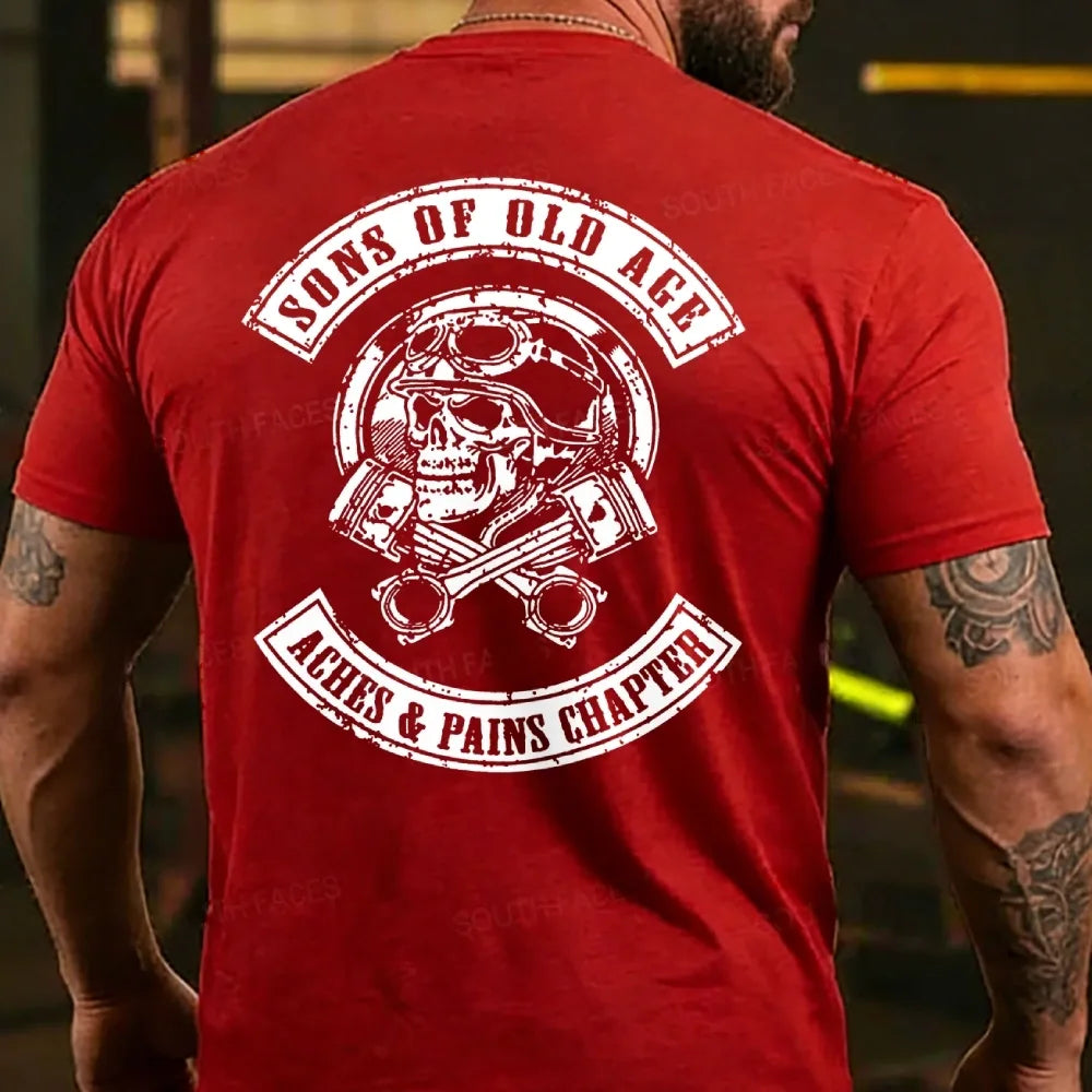 Sons Of Old Age Aches And Pain Chapter T-shirts