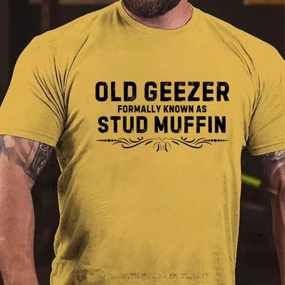 Funny Old Geezer Formally Known As Stud Muffin T-Shirt