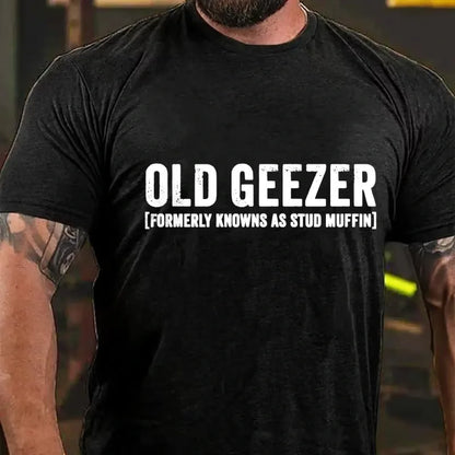 Old Geezer Formerly Known As Stud Muffin T-Shirt Graphic T-Shirt