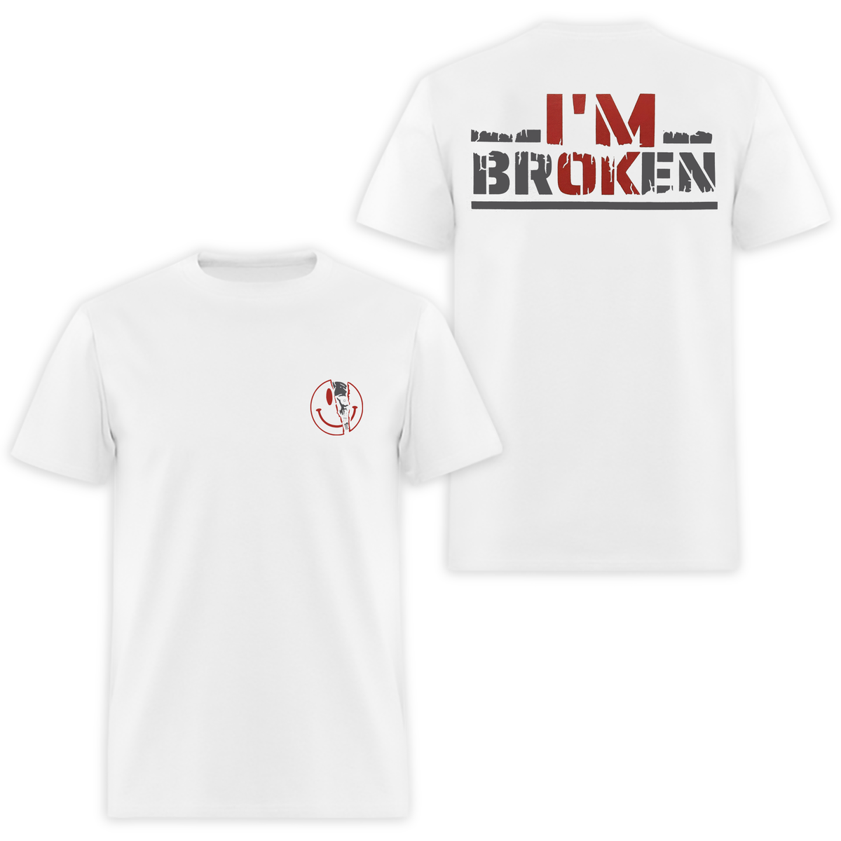 I'm Ok I'm Broken Printed Men's T-shirt