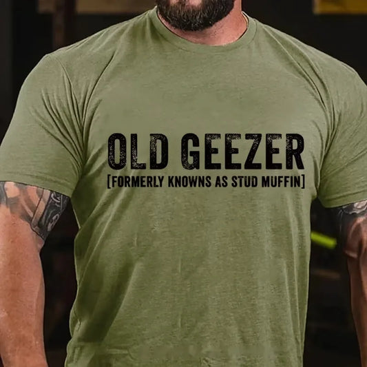 Old Geezer Formerly Known As Stud Muffin T-Shirt Graphic T-Shirt