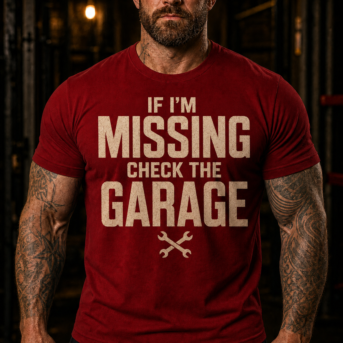 If I'm Missing Check The Garage Graphic T-Shirt