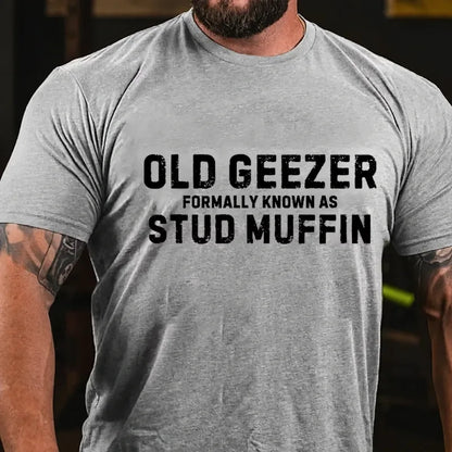 Old Geezer Formerly Known As Stud Muffin Graphic T-Shirt