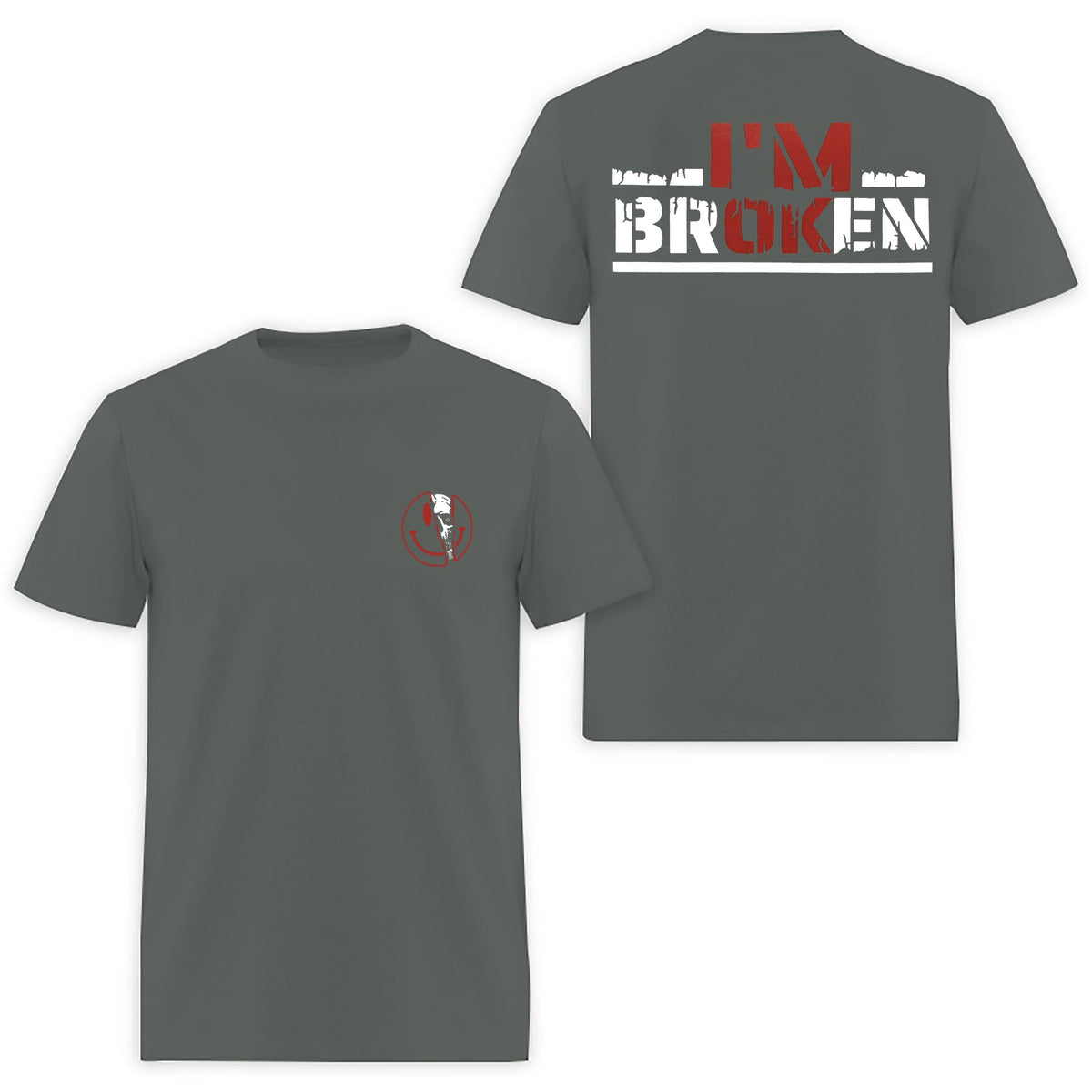 I'm Ok I'm Broken Printed Men's T-shirt