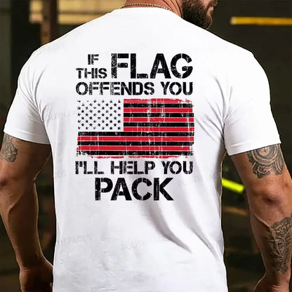 If This Flag Offends You I'll Help You Pack T-shirt