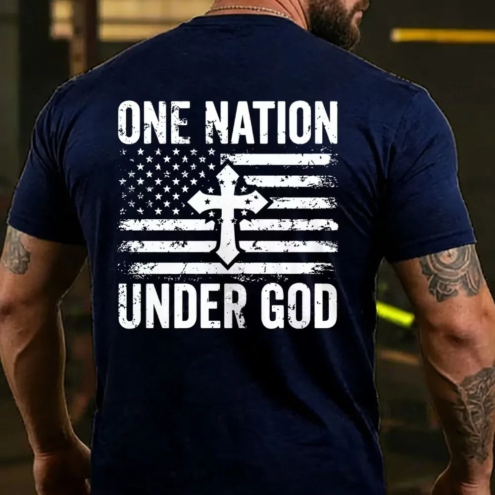 One Nation Under God Back T-shirts