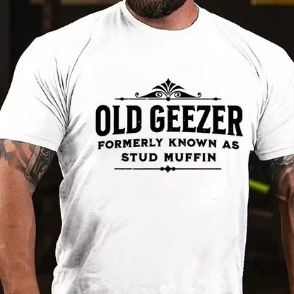 Old Geezer Formerly Known As Stud Muffin Graphic T-Shirt