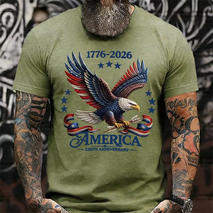 1776-2026 America 250th Anniversary Graphic T-Shirt