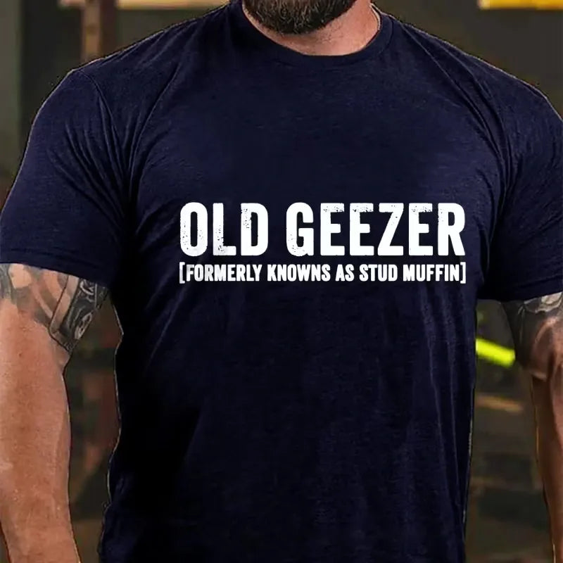 Old Geezer Formerly Known As Stud Muffin T-Shirt Graphic T-Shirt