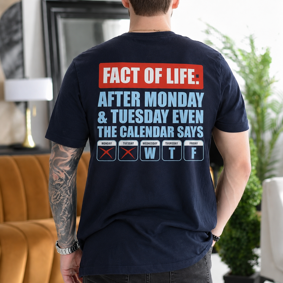 Funny Work Week Graphic T-Shirt