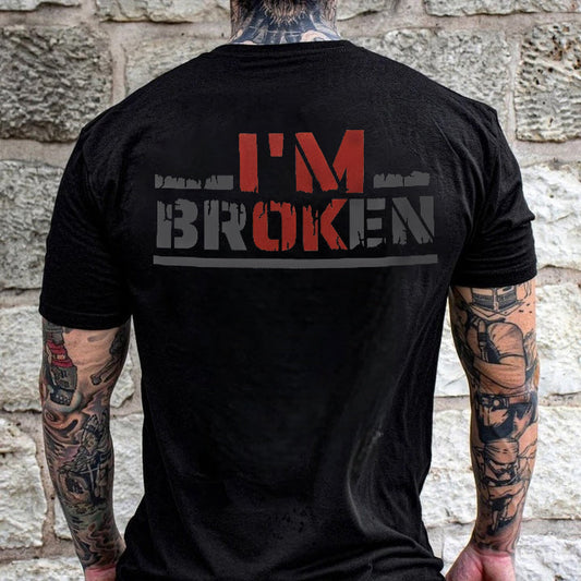 I'm Ok I'm Broken Printed Men's T-shirt