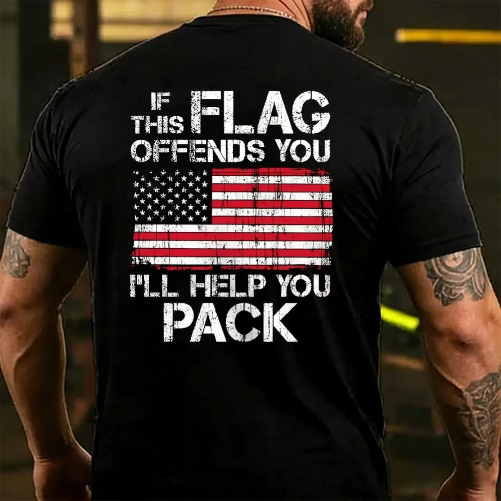If This Flag Offends You I'll Help You Pack T-shirt