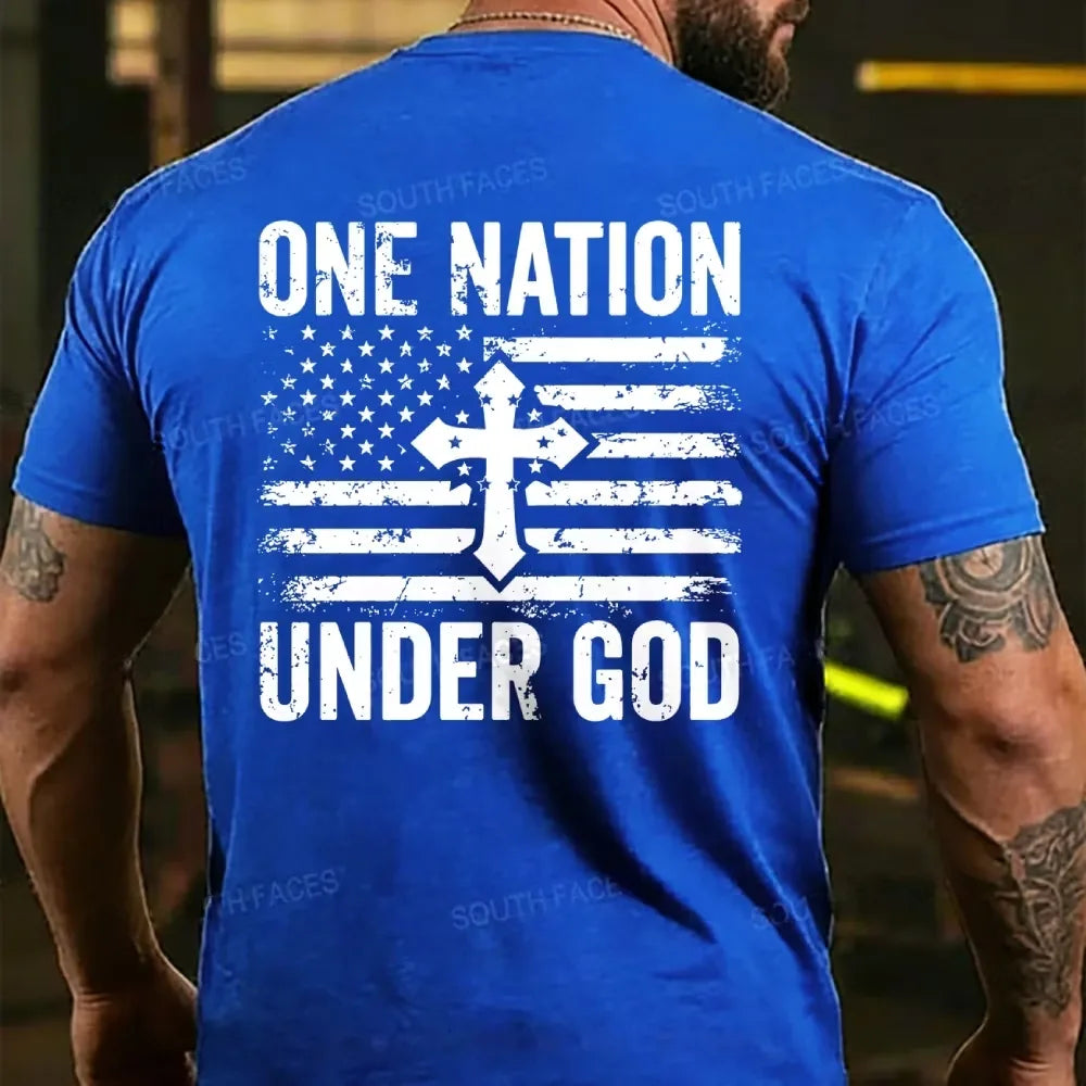One Nation Under God Back T-shirts