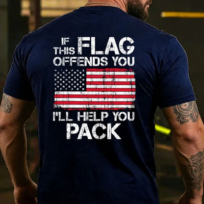 If This Flag Offends You I'll Help You Pack T-shirt