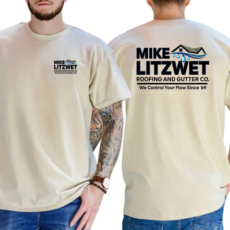 Mike Litzwet Roofing and Gutter Co Graphic T-Shirt