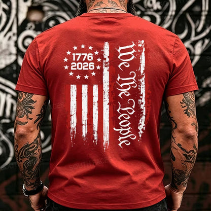 250 Years We The People 1776-2026 Celebration Back T-Shirts