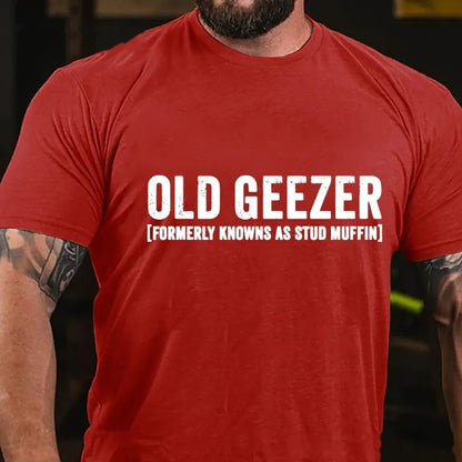 Old Geezer Formerly Known As Stud Muffin T-Shirt Graphic T-Shirt