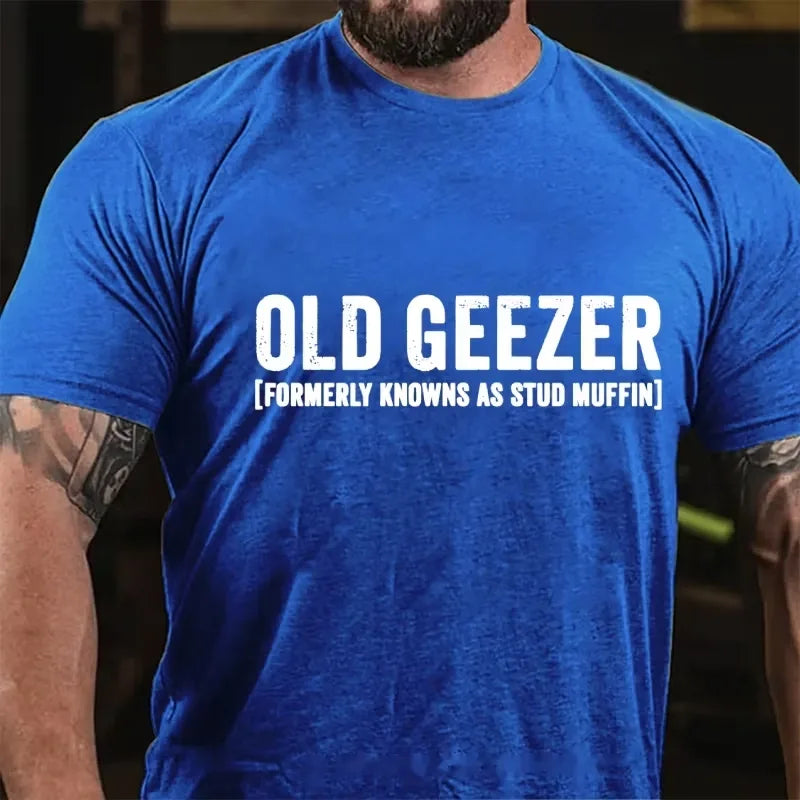 Old Geezer Formerly Known As Stud Muffin T-Shirt Graphic T-Shirt