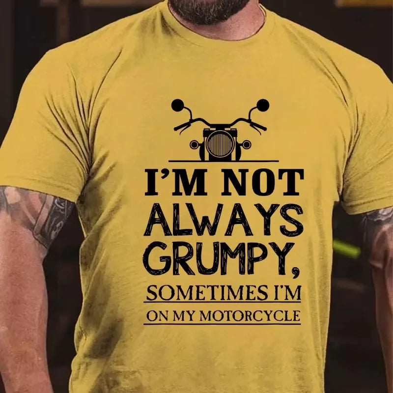 I'm Not Always Grumpy Men Graphic T-Shirt